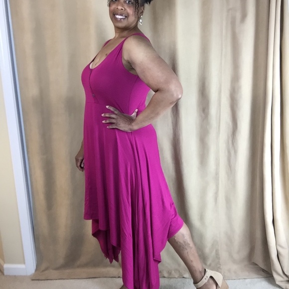 2 for 1! SWAK Dress w/ Sharkbite Hem & Keyhole Back Size 1X - Picture 4 of 16